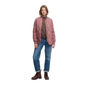 Superdry Short Quilted Burgundy Jacket
