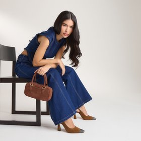 Annika Bowling Bag, Brown