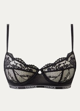 Lounge - Blossom Balcony Bra - Black - 38 / C