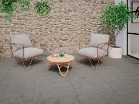 Everscape™ Langton Grey Outdoor Tile (80cm x 80cm)