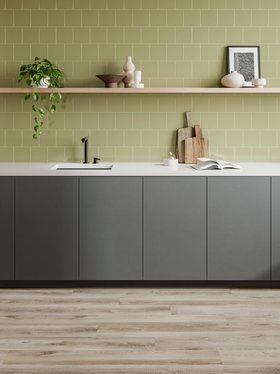 Matrix Olive Green Gloss Tile £42 Topps Tiles