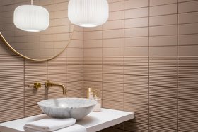 Flute™ Terracotta Decor Tile