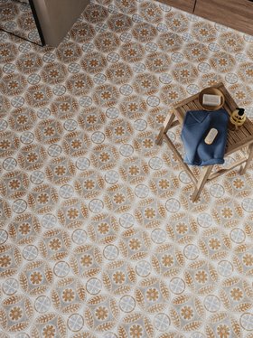 Florrial Terracotta Tile (20cm X 20cm)