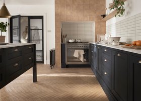 Cotto Tile 5.3x30, Ribbon Bone Tile 5.3x30,and Cotto Decor Tile 20x20