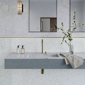 Spectrum Mix Glass Mosaic Tile
