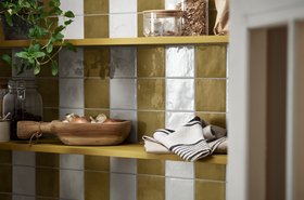 Zellica™ Ochre Tile (10cm x 10cm)