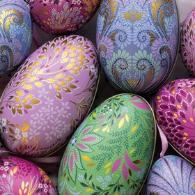 Medium Fillable Easter Egg Tins - Set of 4