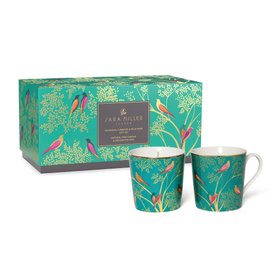 Green Birds Candle & Mug Gift Set