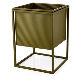 Garden Stories Studio 70 36cm Square Metal Planter