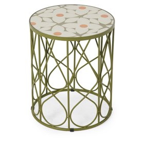 Garden Stories Studio 70 Side Table With Mosaic Flower Top