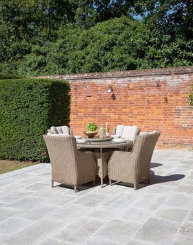 Clermont Gris® Aged Tumbled Limestone Pavers