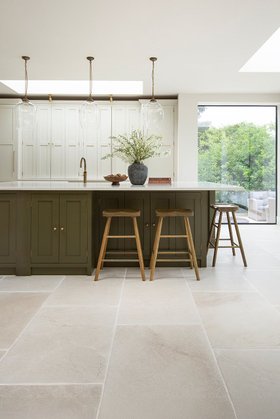 Dorchester Aged White Stone Effect Porcelain Tiles