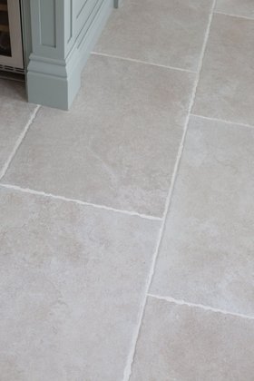 Hambleton Ivory Textured Stone Effect Porcelain