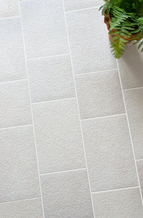 Hambleton Ivory Stone Effect Porcelain Herringbone Cobbles