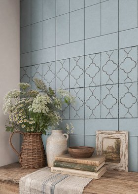 Trixie Clover Sky Decorative Porcelain Tiles