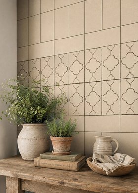 Trixie Fawn Decorative Porcelain Tiles