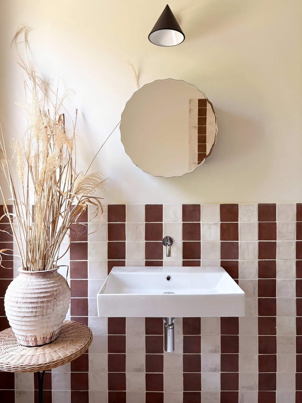Kasbah Burgundy Square Decorative Tiles
