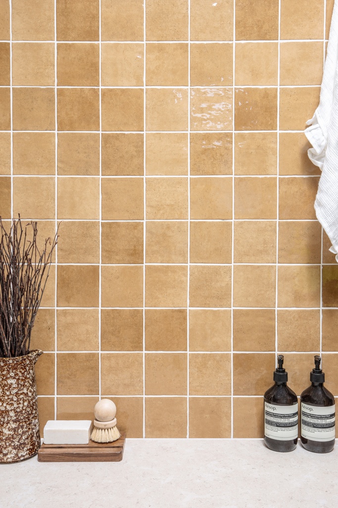 Crilly Ochre Decorative Porcelain Tile