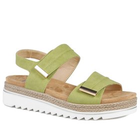 Dual Touch-Fastening Sandals Green