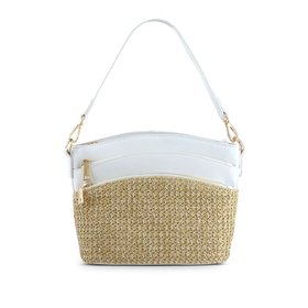 Adjustable Cross-Body Bag - White