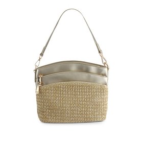Adjustable Cross-Body Bag - Gold