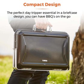Tower Day Tripper Portable Briefcase BBQ