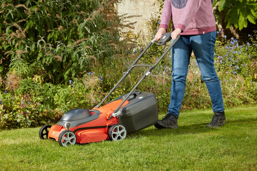 Flymo EasiStore 380R Corded Rotary Lawn Mower
