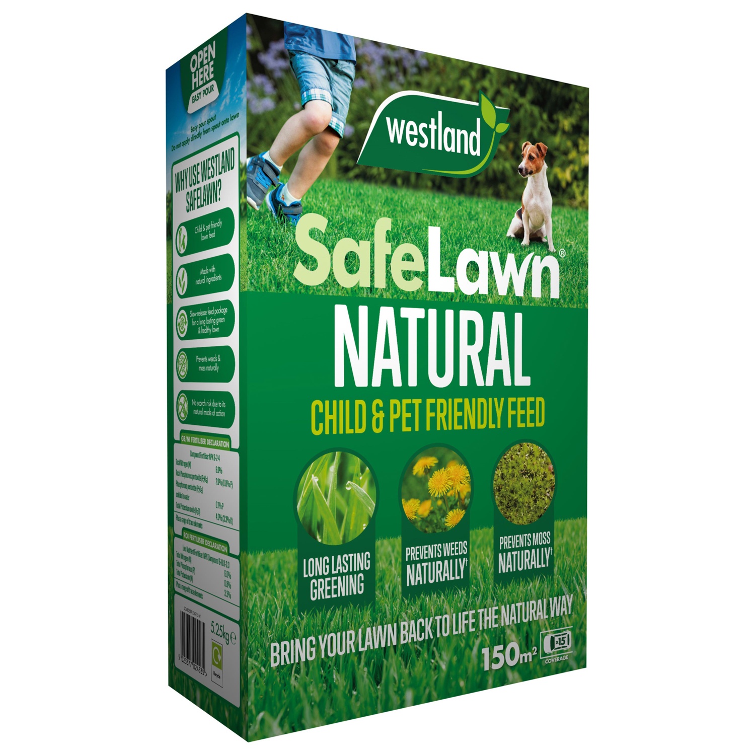 Westland Safe Lawn Box 150m2 - 5.47kg