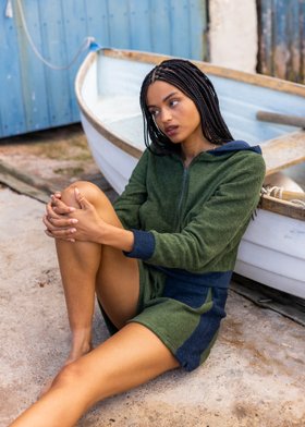 The Organic Cotton Towelling Bomber