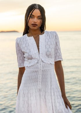 The Cotton Spot Dress