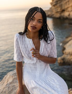 The Cotton Spot Dress