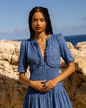 The Cotton Spot Dress
