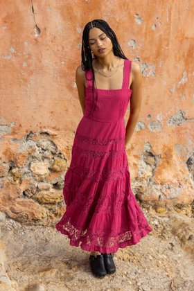 The Organic Cotton & Lace Dress