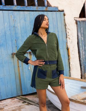 The Organic Cotton Towelling Bomber
