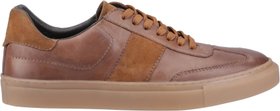 Hush Puppies Suede Riley Trainers Tan
