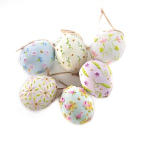MacKenzie-Childs - Patience Brewster Easter Eggs In Pastel - Set Of 6