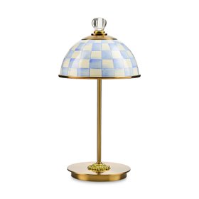 Sky Check LED Rechargeable Dome Table Lamp