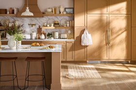 MacKenzie-Childs Mocha Check Kitchen