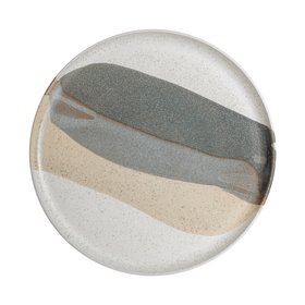 Denby Grain Accent Large Round Platter