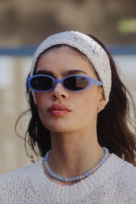 IOLLA X CLÒIMH 002 in Icy Blue with Classic Grey lenses