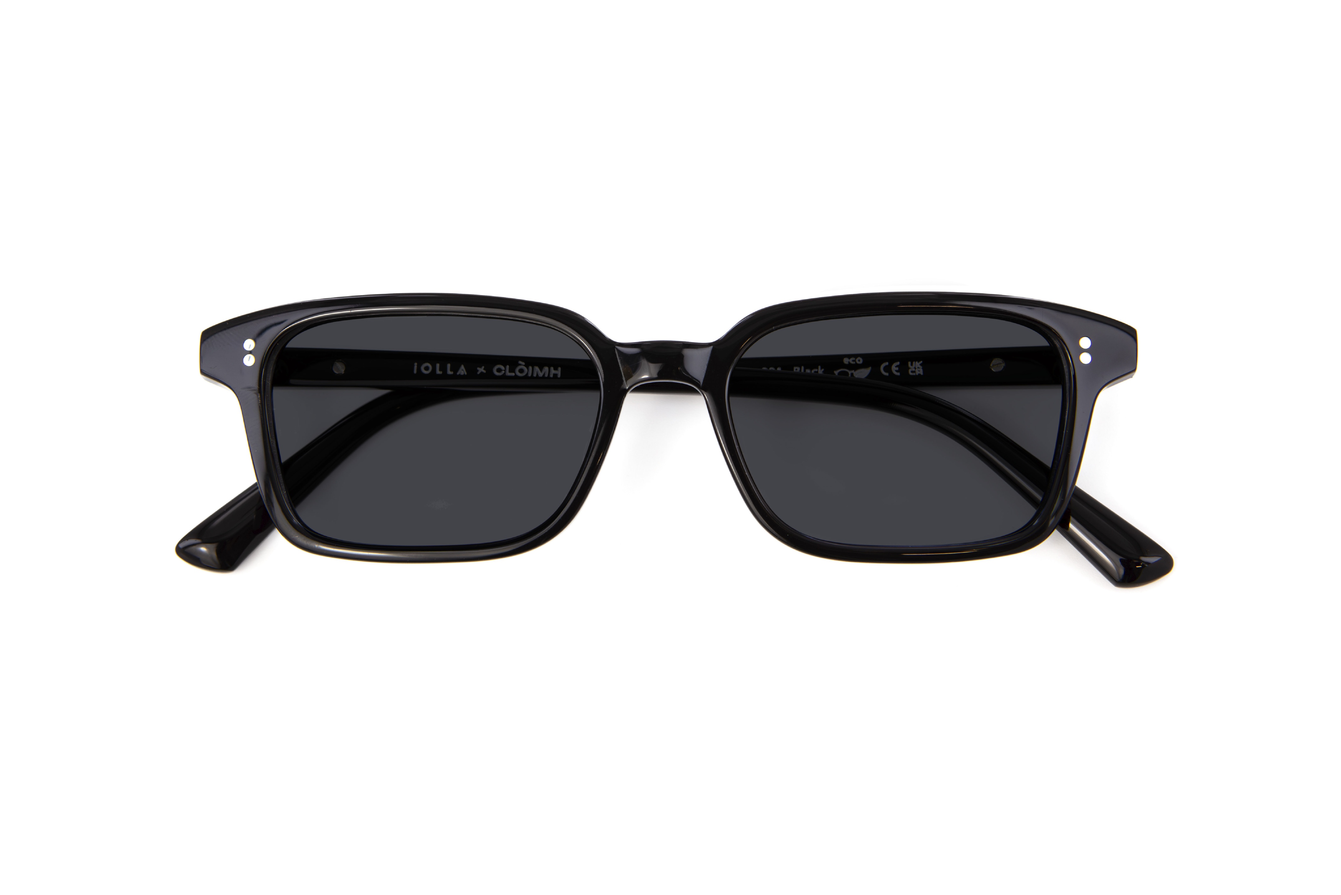 IOLLA x CLOIMH 001 in Black with Grey lenses