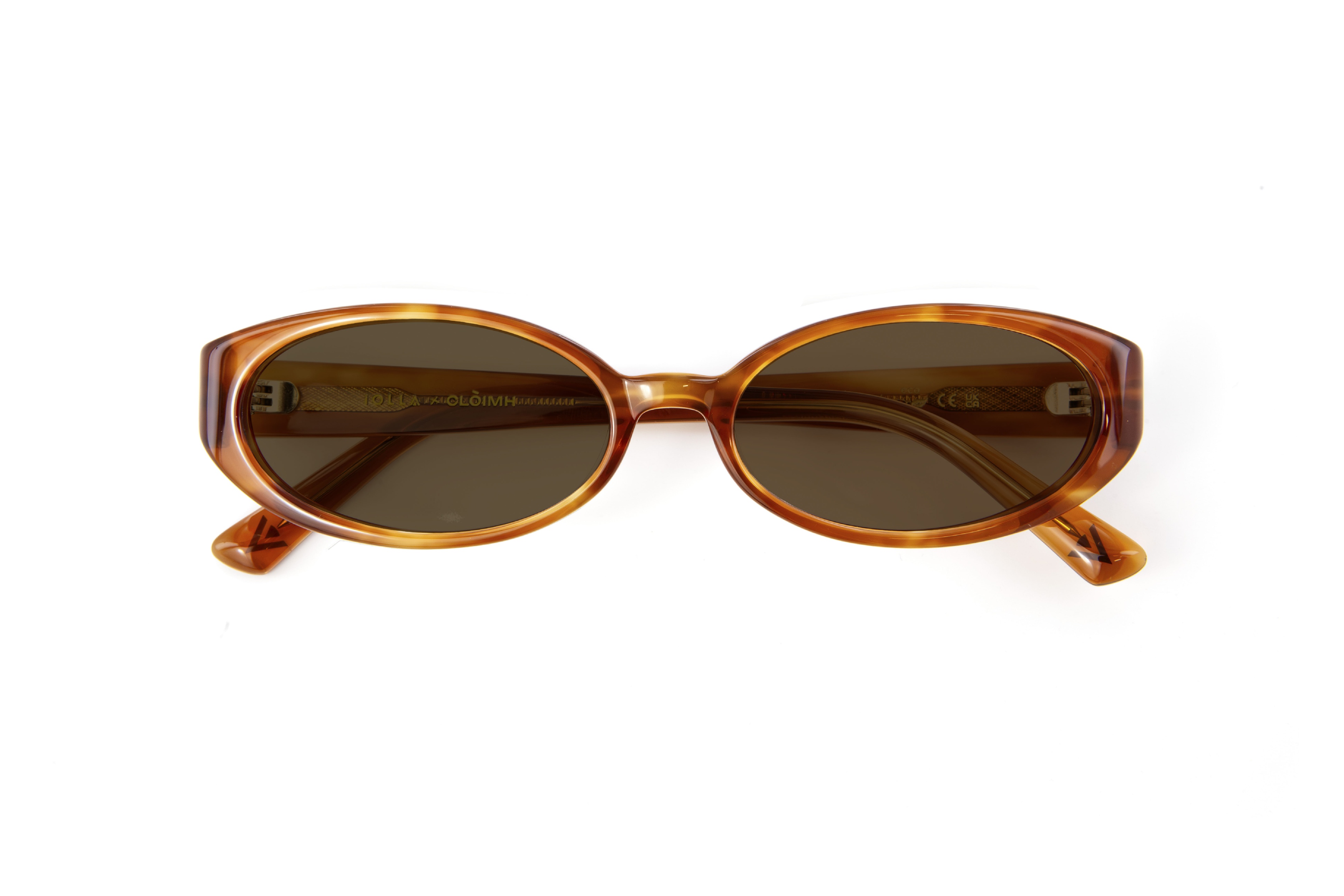 IOLLA X CLOIMH 002 Cinnamon Swirl with Brown lenses