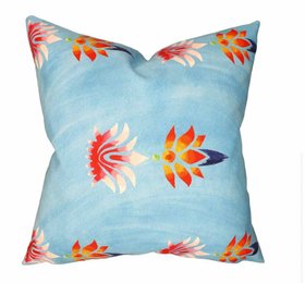 Bow And Lotus Cushion