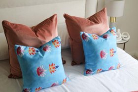 Bow And Lotus Cushion