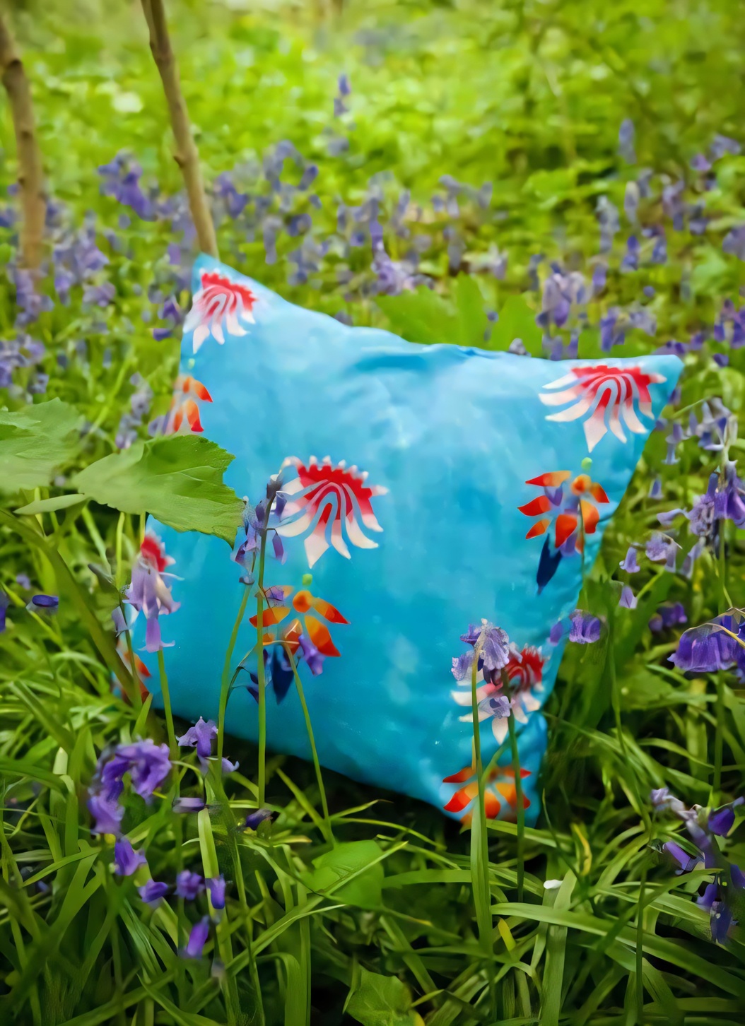 Bow And Lotus Cushion