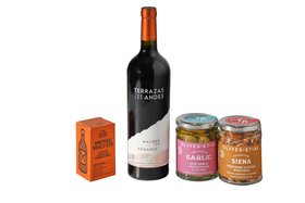 Red Wine & Nibbles £44 Inc Cheese Biscuits, Olives, Nuts And Red Wine