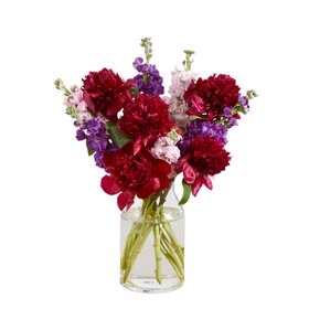 The 100% British Red Peony Bouquet