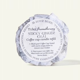 Sticky Ginger Chai Coffee Cup Candle Refill