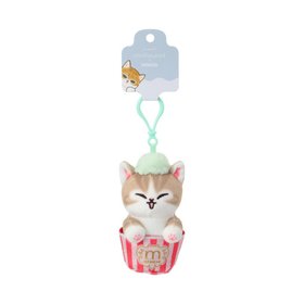 Mofusand Ice Cream Collection Yellow Ice Cream Cup Plush Pendant