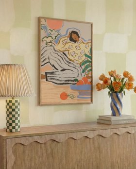 Twillingate Mosaic Cream - Wallpaper